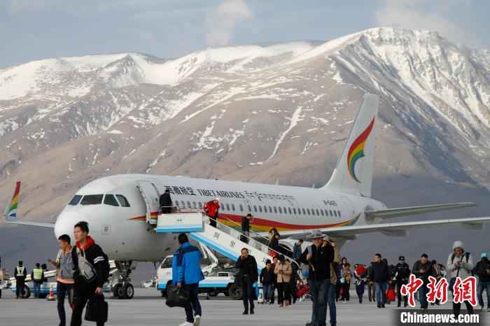 图为2019年5月,西藏阿里机场。资料图 赵朗 摄 2019年西藏电信业务量增速全国第一